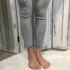 Jeans grijs hoge taille / skinny