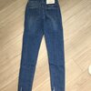 Jeansbroek blauw hoge taille / skinny