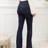 Flare jeans in donker blauw