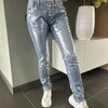 Jeans broek met zilver