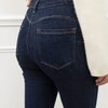 Flare jeans in donker blauw