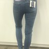 Jeans in blauw hoge taille en skinny