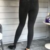 Zwarte jeans hoge taille en skinny