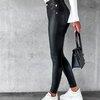 Leder look broekje skinny model