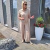 Setje broek met hemdje in beige