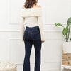 Flare jeans in donker blauw