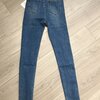 Jeans blauw hoge taille / skinny