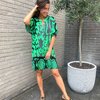 Kleedje in groene print