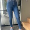 Skinny jeans met rafeltjes