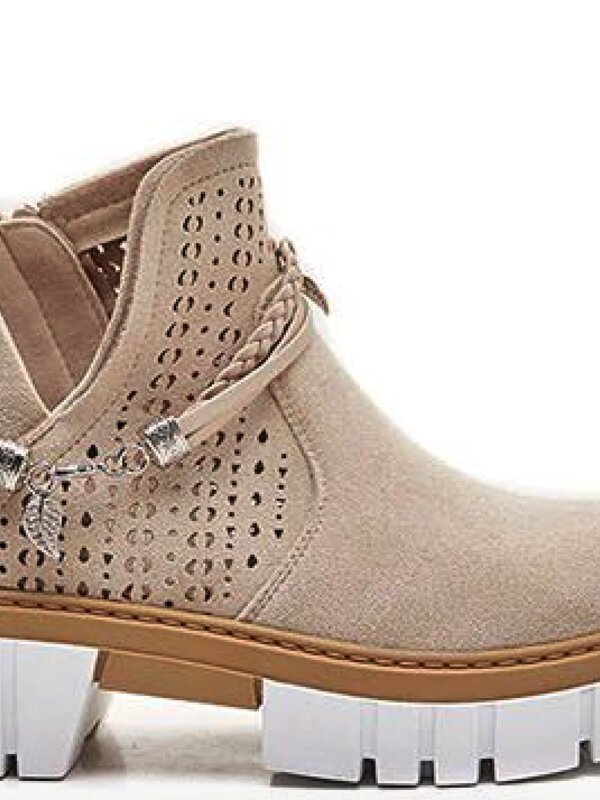 bottillon beige femme