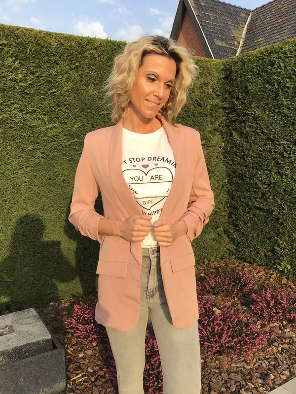 Blazertje in roze