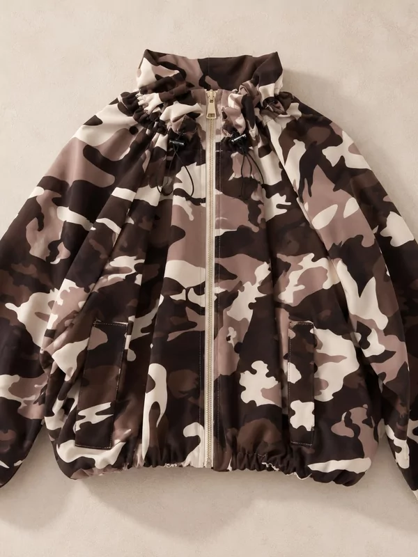 Jasje in camouflage print
