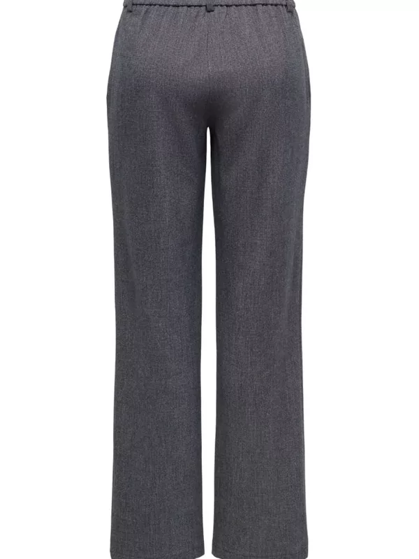 Only broek in grijs met elastiek achterkant lengte 32