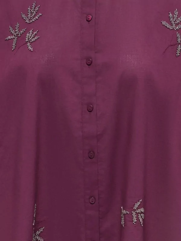 Only hemdje Gayle in burgundy