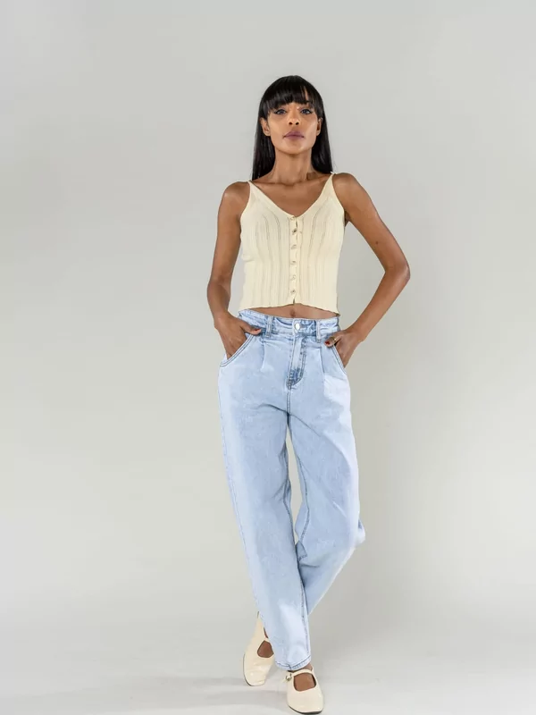 Balloon jeans in licht blauw