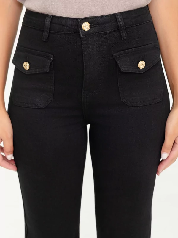 Jeans rechte pijp in zwart