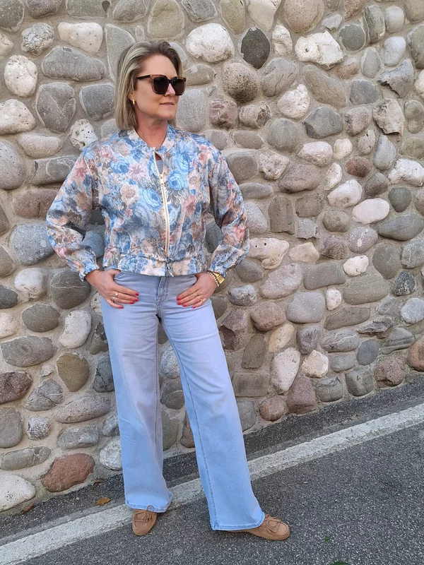 Vest in leuk printje