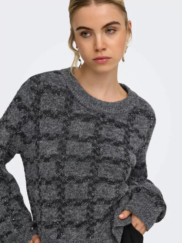 Only pull Doffa in grijs zwart design
