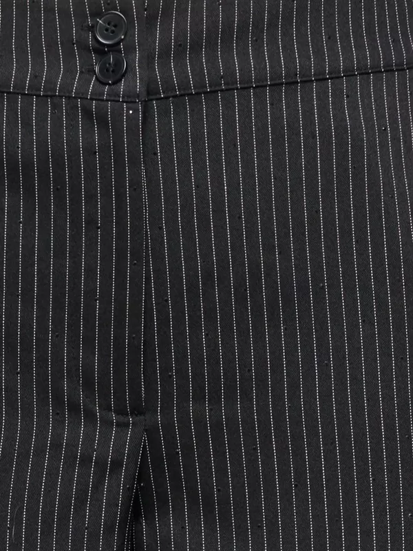 Jdy zwarte broek met streepje model Didde