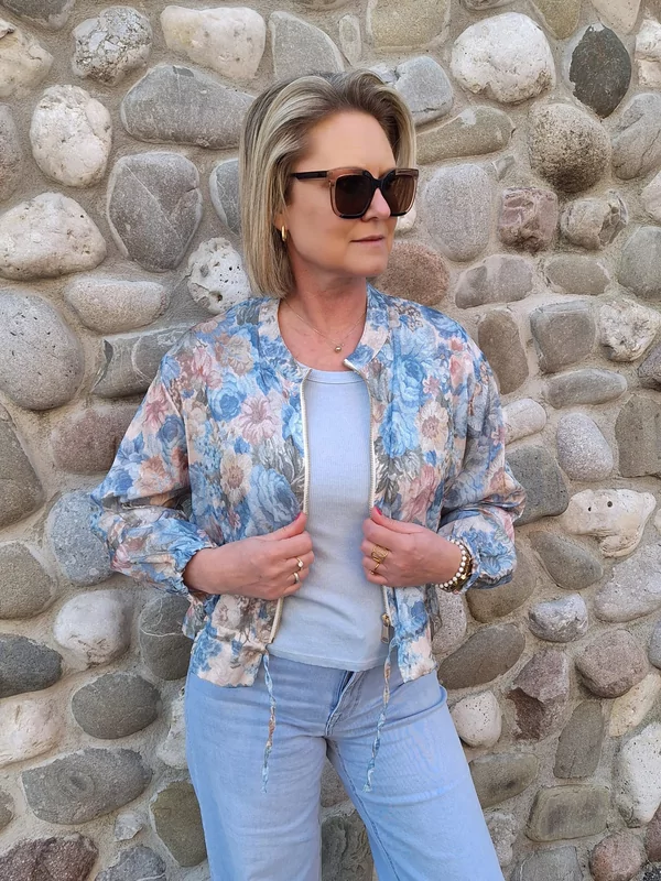 Vest in leuk printje