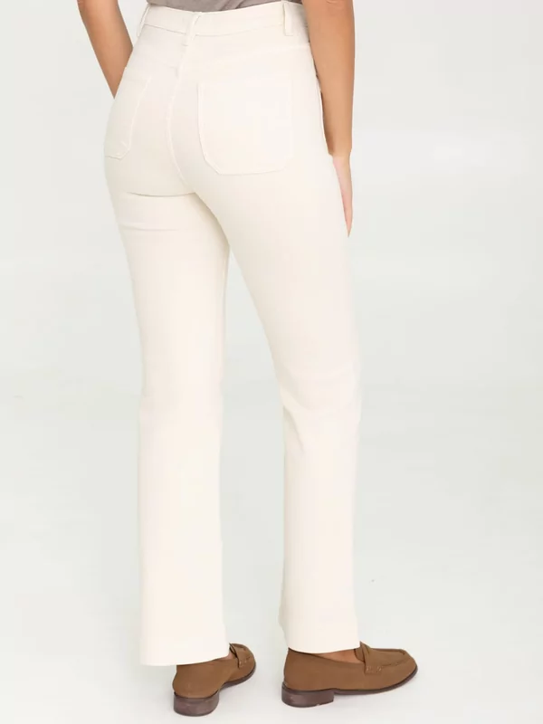 Jeans rechte pijp in ecru