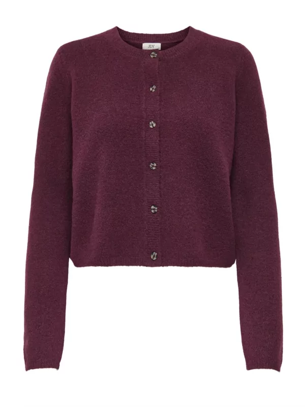 Jdy pull cardigan chloe in burgundy
