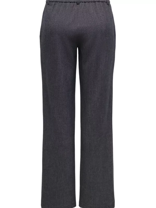 Only broek in grijs met elastiek achterkant lengte 30