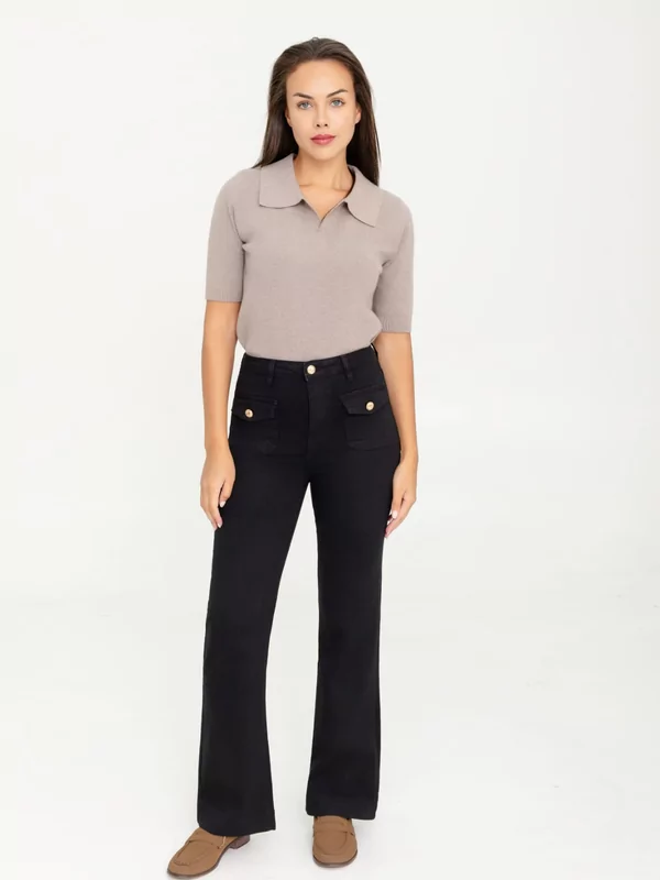 Jeans rechte pijp in zwart