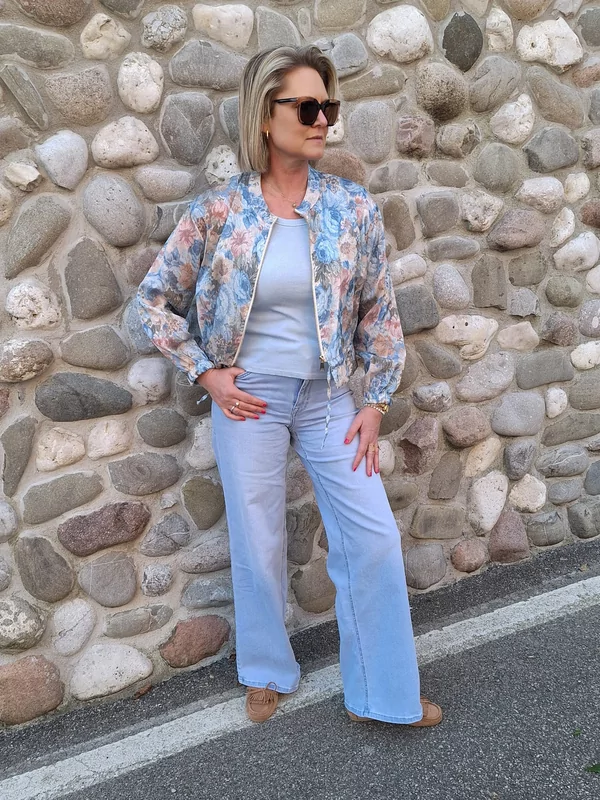 Vest in leuk printje