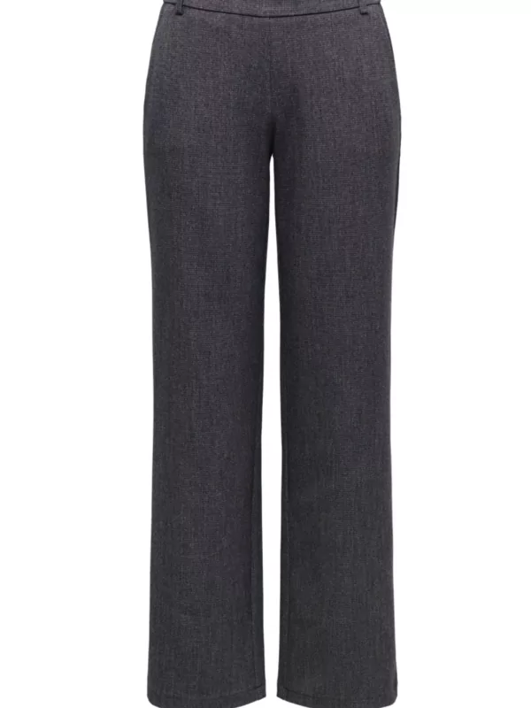 Only broek in grijs met elastiek achterkant lengte 30