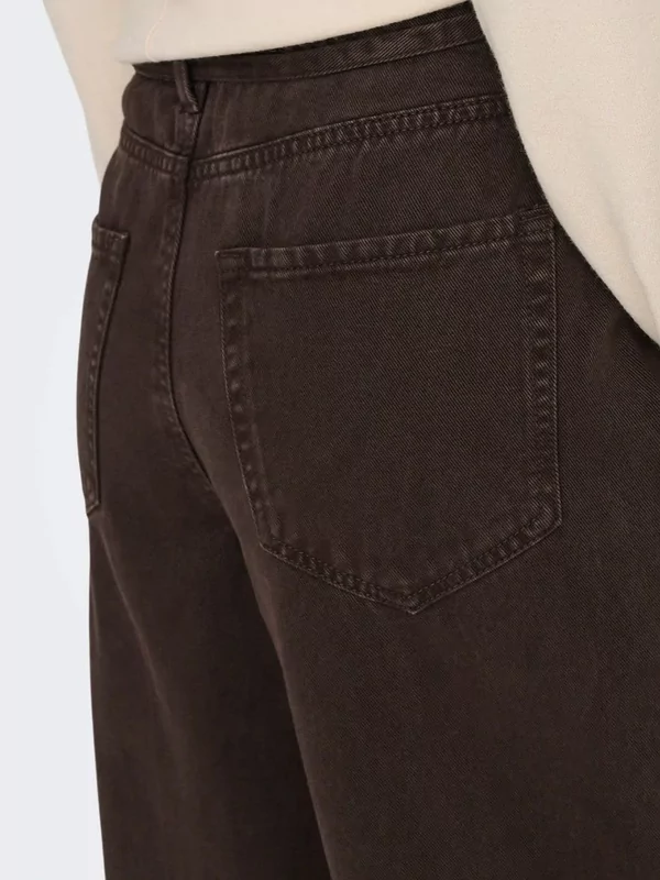 Only jeans in chocolate straight model Gianna lengte 32