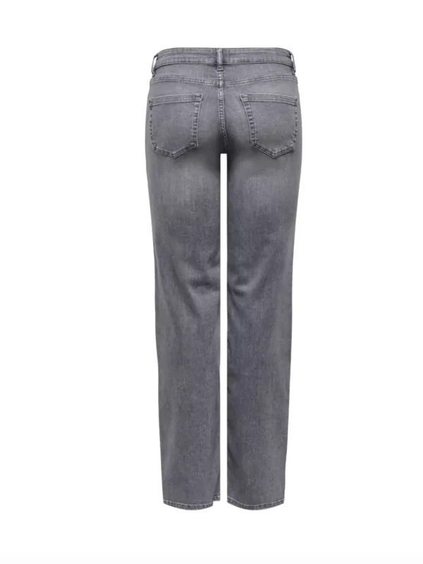 Only jeans mid grijs blush mid straight lengte 30