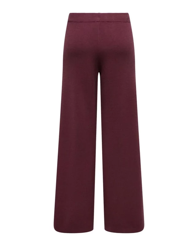 Only broek tricot siteri in bordeaux