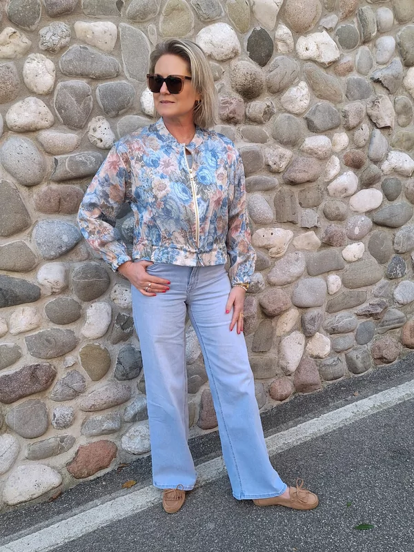 Vest in leuk printje