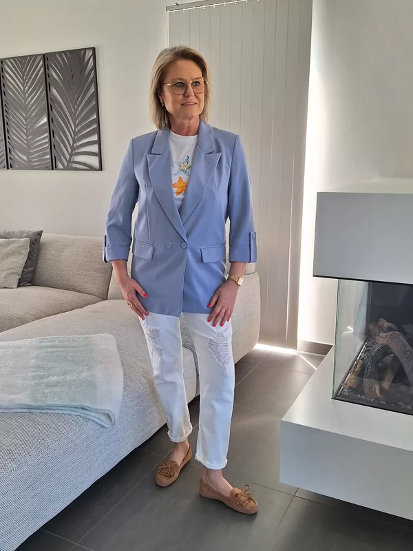Blazer in blauw