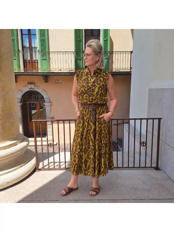 Printed lange rok