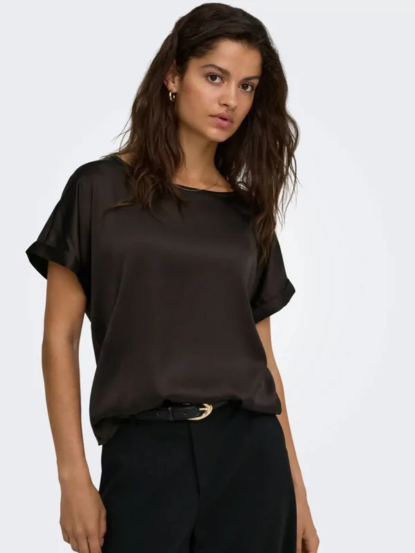 Jdy shirt Fifi in bruin