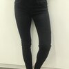 Jeans in zwart hoge taille en skinny