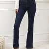 Flare jeans in donker blauw