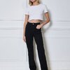 Jeans wide leg in zwart