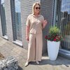 Setje broek met hemdje in beige