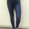 Jeans in blauw hoge taille, skinny