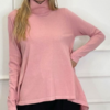 Losse pull / poncho in roze