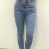 Jeans in blauw hoge taille en skinny