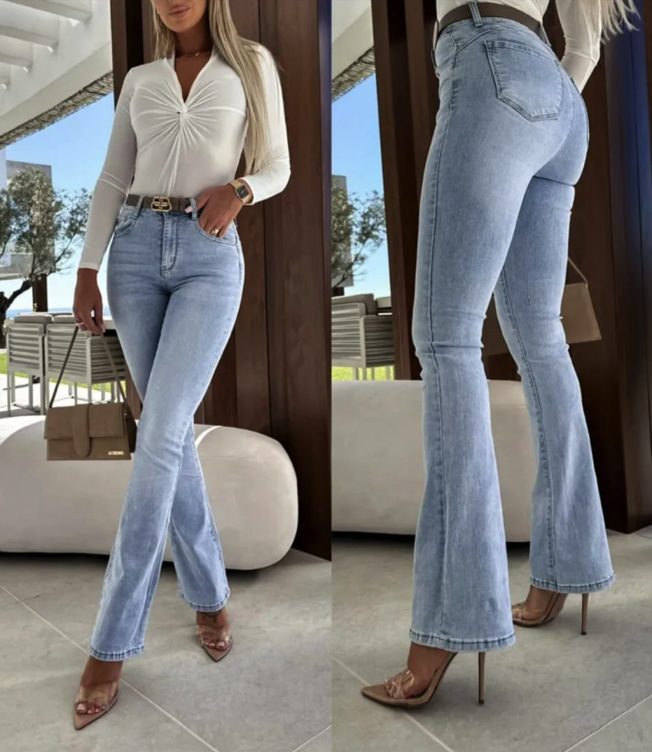 Flare Jeans push up