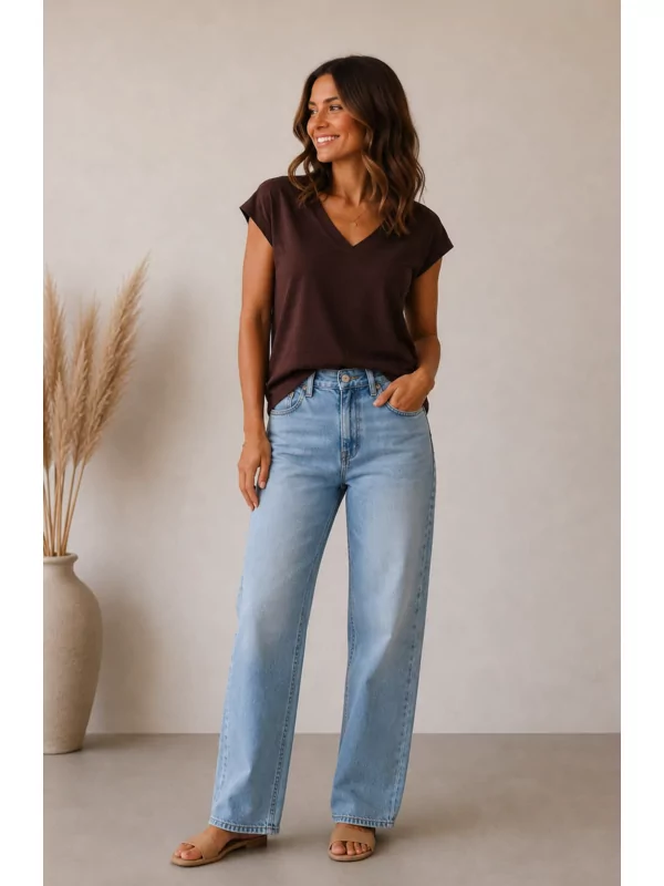Only jeans model blush straight lengte 30