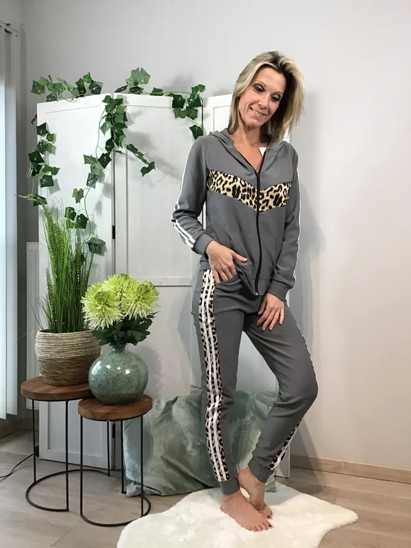 Huispak in grijs met rits