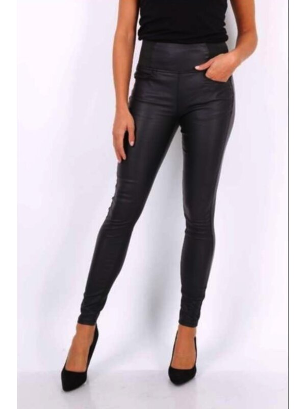 Zwarte  broek / legging met elastiek aan de bovenkant