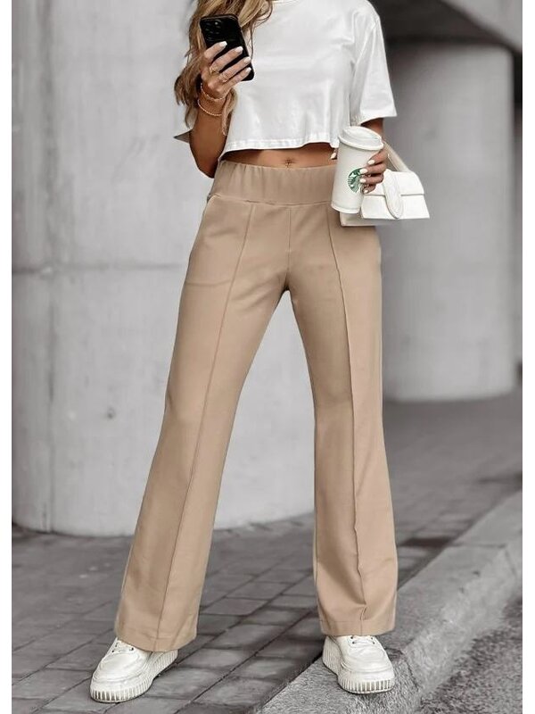 Topper broek in beige