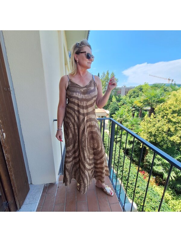 Kleedje in camel print